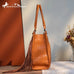 Montana West Tool Fringe Collection Concealed Carry Wide Tote Cowhide and Conchos