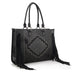 Montana West Tool Fringe Collection Concealed Carry Wide Tote Cowhide and Conchos