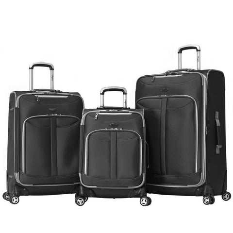 Olympia Tuscany 3pc Exp Spinner Luggage Set Olympia