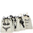 Women's Travel Set 4-pack, Cream Bag-all