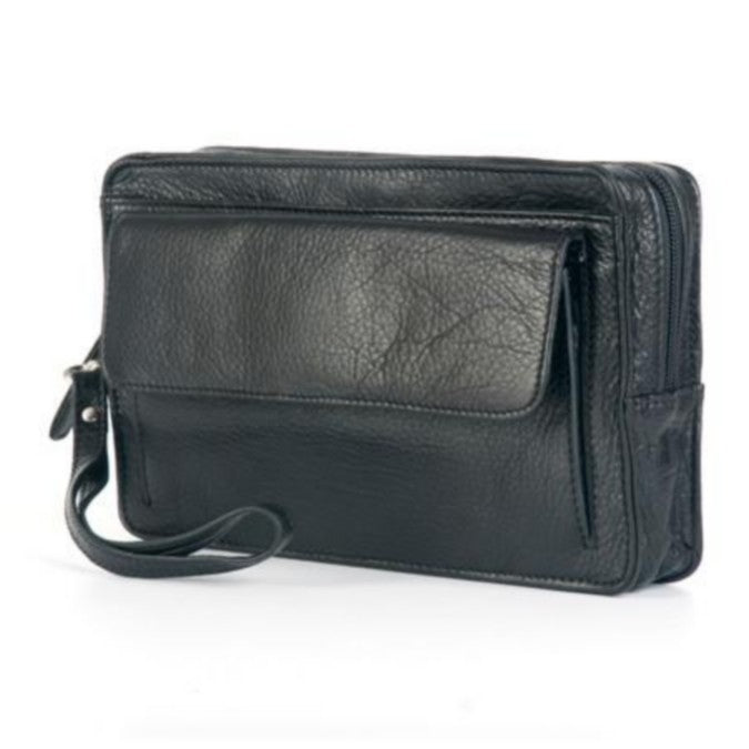 Osgoode Marley Large Wrist Bag Black - LuggageDesigners