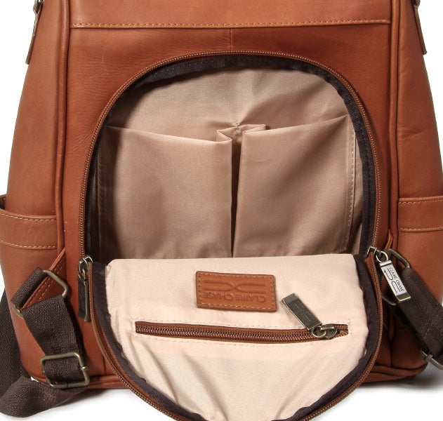 claie chase leather backpack Claire Chase Hudson Leather Backpack