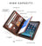 Handmade Genuine Leather Case,  AirTag Compartment, Handheld Multi-Functional iPad Cover RockCow Leather Studio
