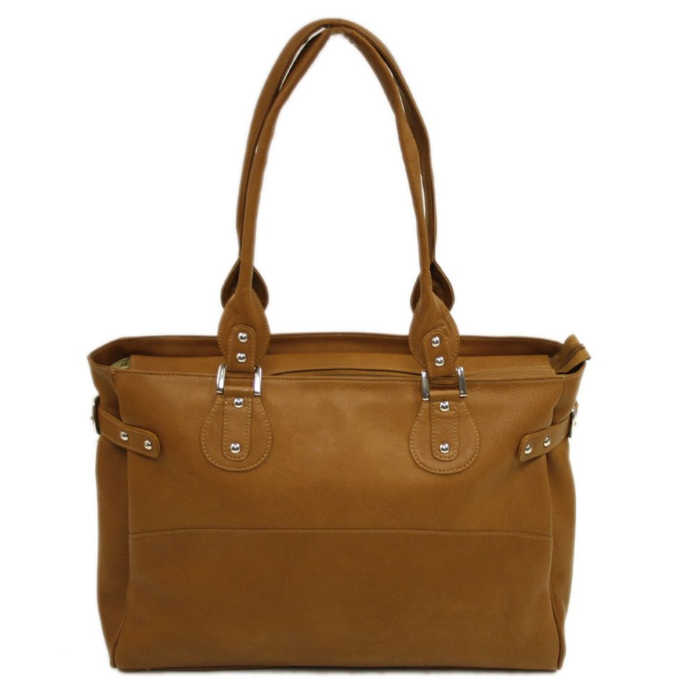 Piel Large Ladies Side Strap Tote Piel