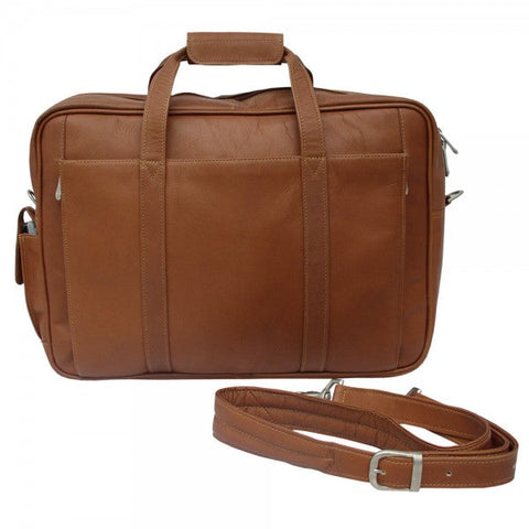 Piel Leather Computer Briefcase Assorted Colors Piel