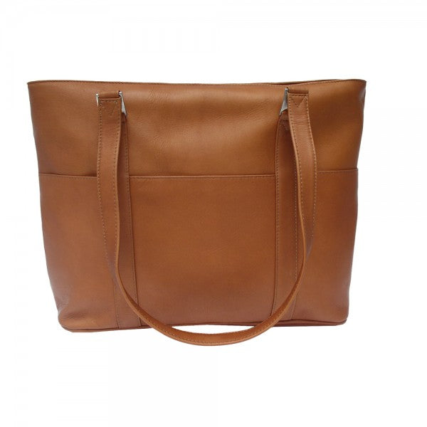 Piel Leather Computer Tote Bag Assorted Colors Piel