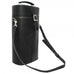 Piel Leather Double Deluxe Wine Carrier Assorted Colors Piel