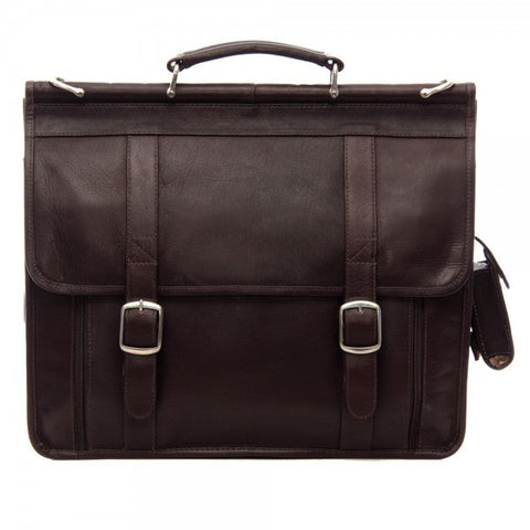 Piel Leather European Briefcase Piel