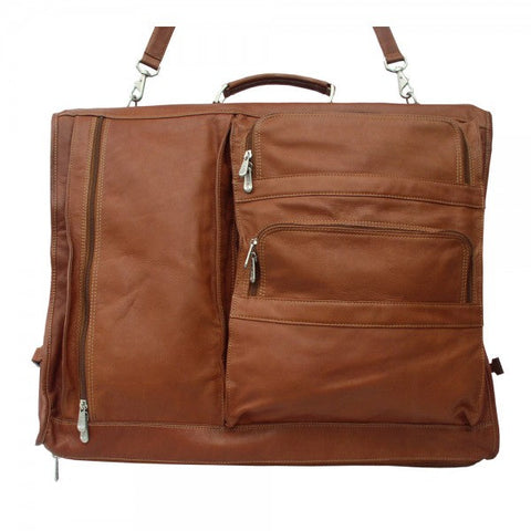 Piel Leather Executive Expandable Garment Bag Piel