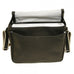 Piel Leather Expandable Messenger Bag Piel