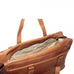 Piel Leather Extra Large Zip Pocket Duffel Bag Piel