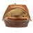 Piel Leather Flap Over Button Backpack Assorted Colors Piel