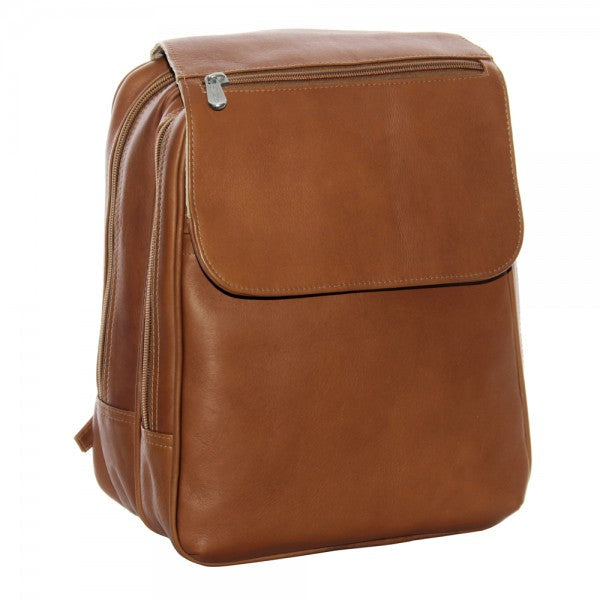 Piel Leather Flap Over Tablet Backpack Piel