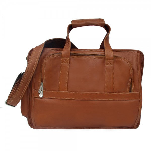 Piel Leather Half Moon Computer Portfolio Assorted Colors Piel