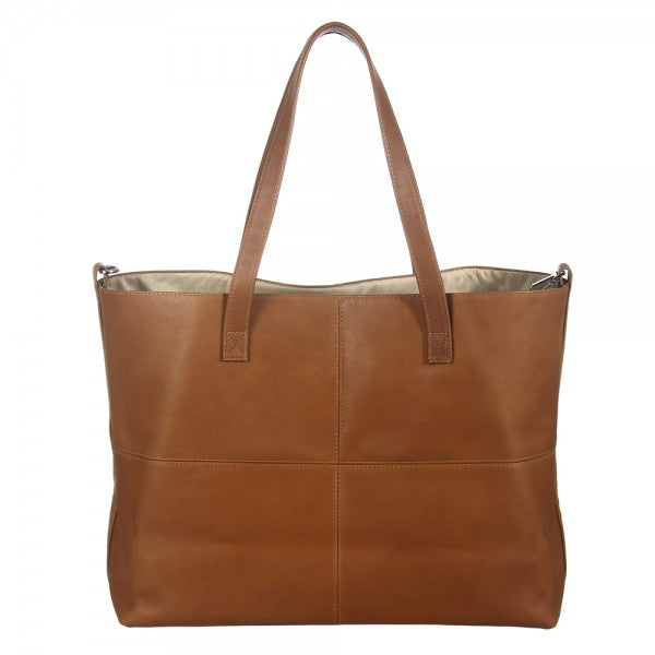 Piel Leather Large Open Multi purpose Tote Bag Piel