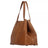 Piel Leather Large Open Multi purpose Tote Bag Piel