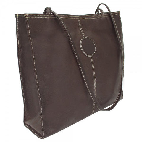 Piel Leather Medium Market Bag Assorted Colors Piel