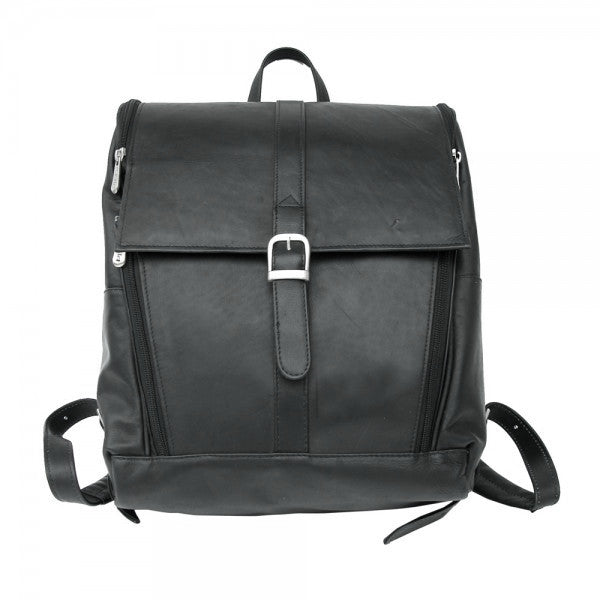 Piel Leather Slim Computer Backpack Assorted Colors Piel