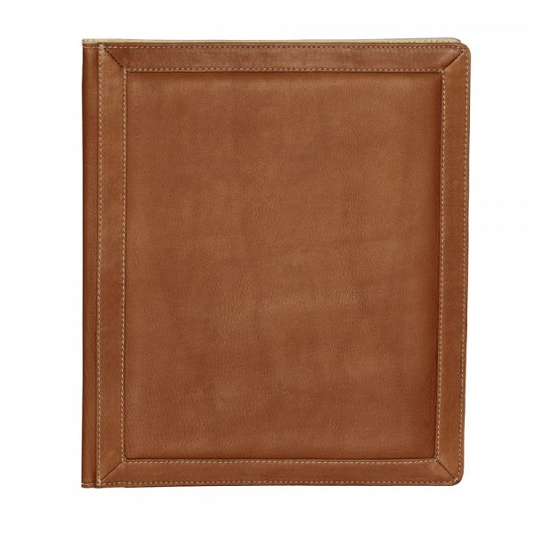 Piel Leather Three Ring Binder Folder Assorted Colors Piel