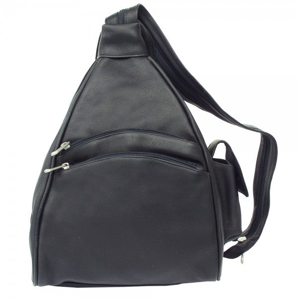 Piel Leather Two Pocket Sling Bag Piel