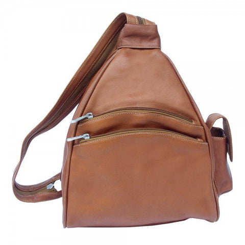 Piel Leather Two Pocket Sling Bag Piel