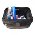 Piel Leather U-Frame Toiletry Kit with Zip Bottom Piel