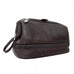 Piel Leather U-Frame Toiletry Kit with Zip Bottom Piel