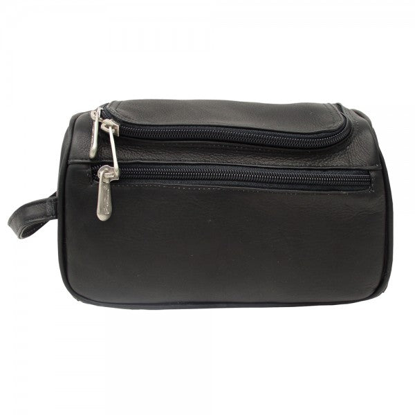 Piel Leather U Zip Toiletry Kit Piel