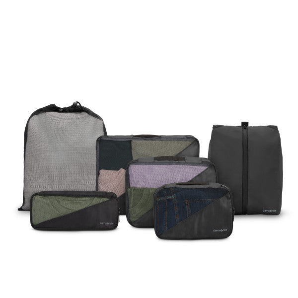 Samsonite 6 Piece Compression Packing Cubes Samsonite