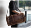 The Wainwright Weekender | Round  Vintage Leather Weekender STEEL HORSE LEATHER