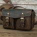 The Faust Leather Camera Bag | Crossbody Vintage Camera Messenger Bag STEEL HORSE LEATHER