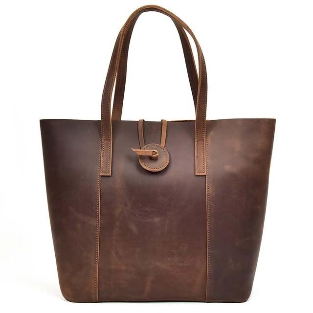 The Taavi Tote | Handcrafted Leather Tote Bag STEEL HORSE LEATHER