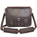 The Gustav Messenger Bag | Large Capacity Vintage Leather Messenger Bag STEEL HORSE LEATHER