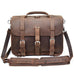 The Gustav Messenger Bag | Large Capacity Vintage Leather Messenger Bag STEEL HORSE LEATHER