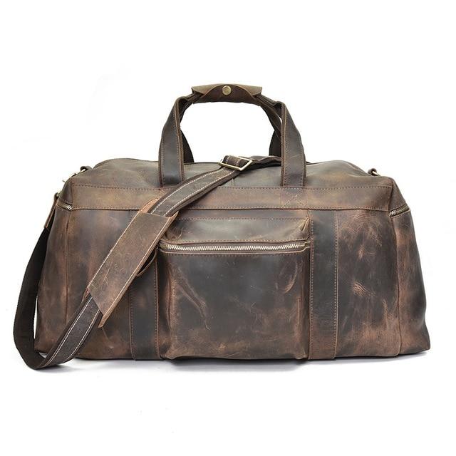 The Colden Duffle Bag | Large Capacity Leather Weekender STEEL HORSE LEATHER