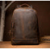 The Vernon Backpack | Genuine Vintage Leather Minimalist Backpack STEEL HORSE LEATHER