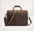 The Welch Briefcase | Vintage Leather Messenger Bag STEEL HORSE LEATHER