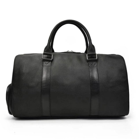The Endre Weekender | Vintage Leather Duffle Bag STEEL HORSE LEATHER