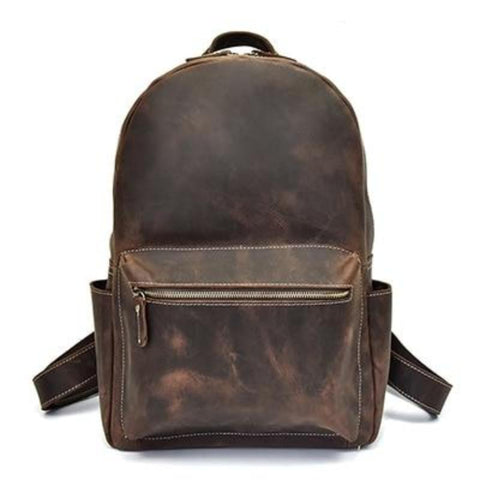 The Calder Backpack | Handcrafted Leather Backpack STEEL HORSE LEATHER