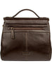 Scully Handstained Leather Handbag Chocolate Scully