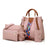 Fashionable Women's Handbag Set with Shoulder Bag (4 Pcs) Trendy Attic Store01