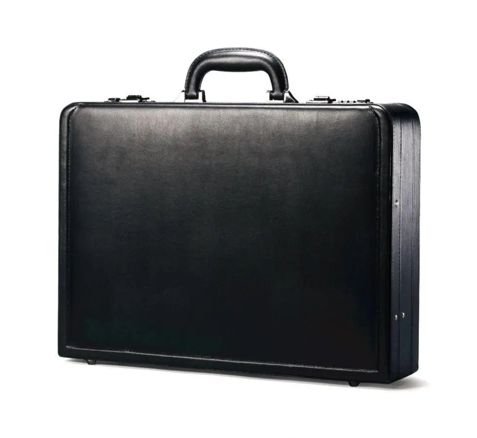 Samsonite Leather Attache Black