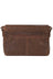 Scully Aerosquadron Collection Leather Messenger Brief Walnut Scully