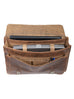 Scully Aerosquadron Collection Leather Satchel Brief Walnut Scully