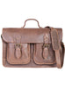 Scully Aerosquadron Leather Briefcase with Flap closure with quick release buckles Scully