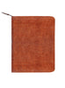 Scully Antique Calf Leather zip letter pad Scully