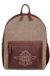 Scully Canvas & leather backpack Berkeley Scully