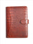 Scully Croco/Ostrich Leather weekly planner Scully