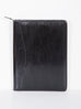 Scully Croco/Ostrich Leather zip planner and letter pad Scully