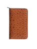 Scully Croco/Ostrich Leather zip pocket planner Scully